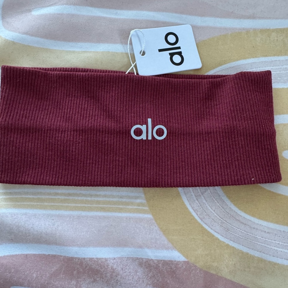 ALO Yoga Burgundy Headband